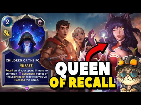 RECALL DECK is BACK & Looking GREAT !! - Ahri Kennen Deck - Legends of Runeterra