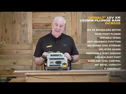 DEWALT 18V XR 165MM Plunge Saw DCS525 [EN – ANZ]
