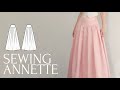Easy Pleated Skirt With High Waisted Yoke Sewing Tutorial Sewing Pattern