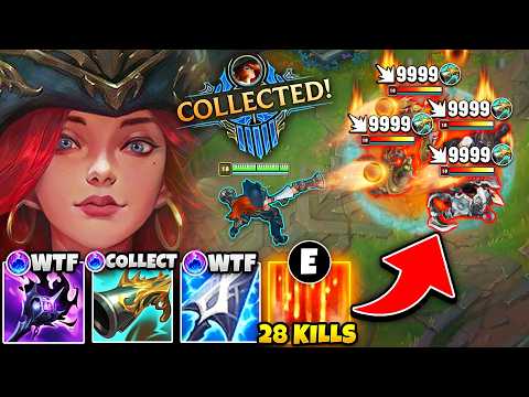 I AM ADDICTED TO THIS HYBRID MISS FORTUNE BUILD (28 KILLS, STEAL EVERY KILL)