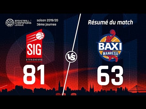 SIG Strasbourg-Manresa : Highlights du match