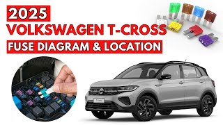 2025 Volkswagen T-Cross Fuse Box Diagrams & Location Guide