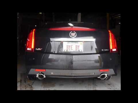 CORSA Performance: 2009 Cadillac CTS-V Axle-Back Exhaust System Part Number 14941