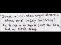 La belle Dame sans Merci - John Keats 