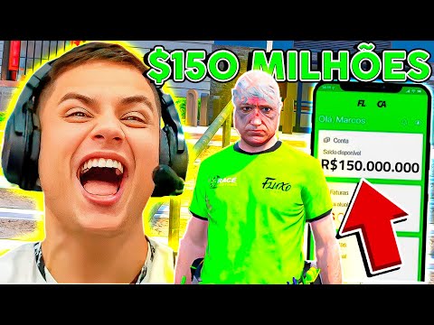 GANHEI $150 MILHÕES no GTA RP 😱 (Paulinho o LOKO)