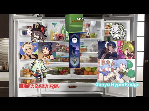 C0 Hutao Mono Pyro (Sucrose) & C0 Ganyu HyperFridge | Genshin 3.5 Abyss F12