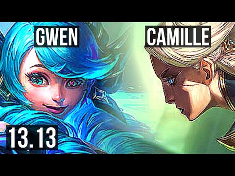 GWEN vs CAMILLE (TOP) | 68% winrate, 7/2/9, Dominating | EUW Master | 13.13
