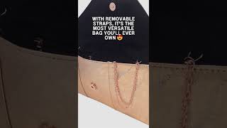 Meet the unsung hero of your ensemble: our Metallic Clutch with Removable Chain Strap! 🌟✨