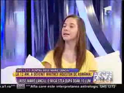 Rose Marie Lanciu, de la Next Star, o mică stea după doar 10 luni