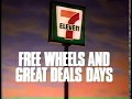 7 11 Free Wheels And Big Deals 80s Commercial 1989