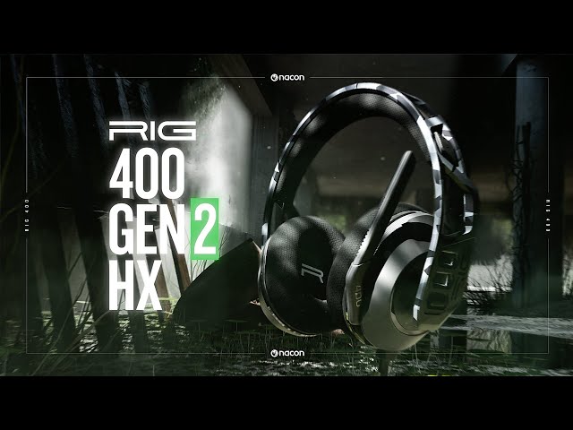 Vídeo relacionado con Nacon RIG 400HX, Auriculares para Juegos, Conector de 3,5 mm, para Xbox One, Xbox Series X y PC, Urban Camo