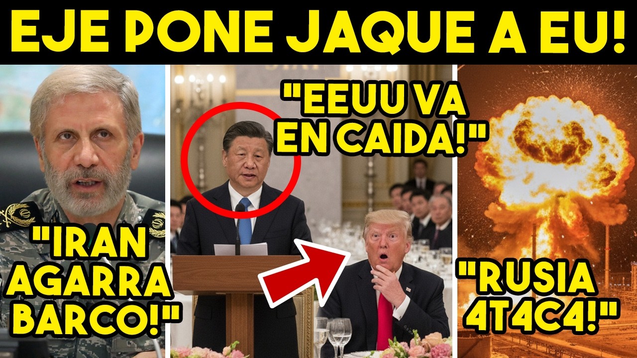 TOMALA! CHINA ACABA CON TRUMP EN VIVO, CAOS EN EU. IRAN LISTO, RUSIA SUELTA LLUVIA DE FUEGO.