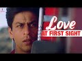 Love At First Sight SRK Romantic Scenes Main Hoon Na Chalte Chalte Dil Se