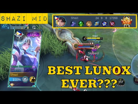FASTEST COMBO WITH LUNOX! 24 KILLS IN ONE GAME | Shazi Mid