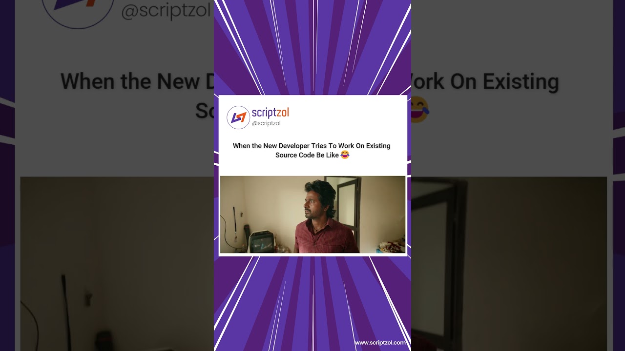 New Developer Tries To Work On Existing Source Code 😂 #comedy #itmemes