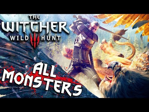 THE WITCHER 3 - All Witcher Contracts | All Monster Fights (Death March) [4K, 60fps]