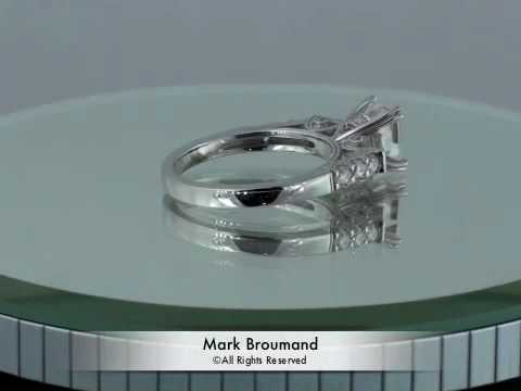 2.35ct Asscher Cut Diamond Engagement Anniversary Ring- Mark Broumand
