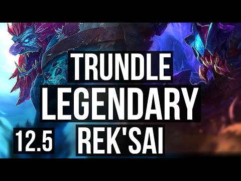 TRUNDLE vs REK'SAI (JNG) | Legendary, 12/6/22, 300+ games | NA Master | 12.5