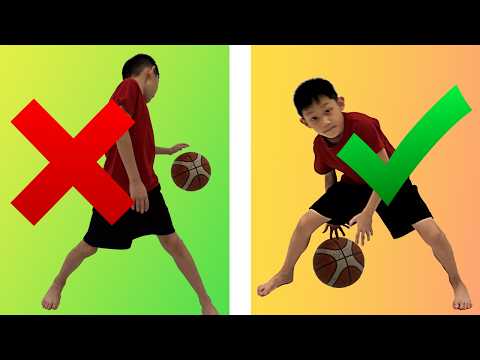 How To Dribble Between The Legs for Beginners! 🏀 Basketball Basics