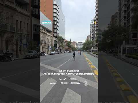 ASÍ ESTÁN LAS CALLES DEL CENTRO DE CÓRDOBA A MINUTOS DELM ARRANQUE DEL PARTIDO | Cadena 3 Argentina