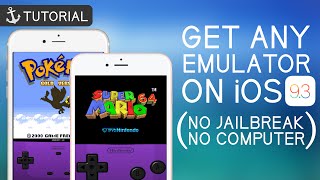 How to get ANY EMULATOR on iOS 9.3! GBA/GBC/NDS/PS1 (NO JAILBREAK/NO COMPUTER!)