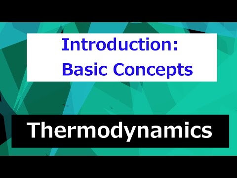 Thermodynamics Course Overview Thermodynamics Class 1