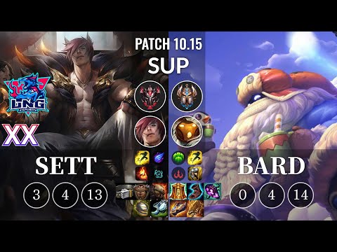 LNG Xx Sett vs Bard Sup - KR Patch 10.15