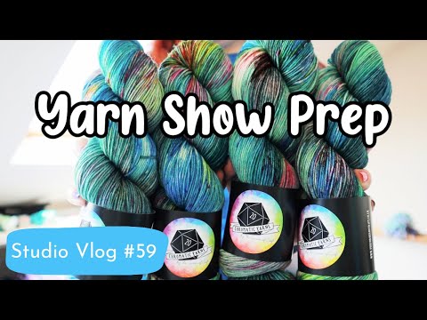 Studio Vlog #59 - Yarn Show Prep, How To Cold Brew Tea, Almost Lost My Cat! ¦ The Corner of Craft
