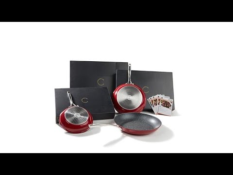 Curtis Stone 3piece DuraPan Nonstick Frypan Set