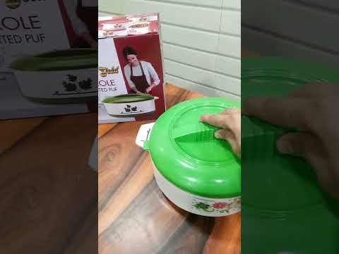 Green pink plastic hot pot, for food, capacity: 2 litr