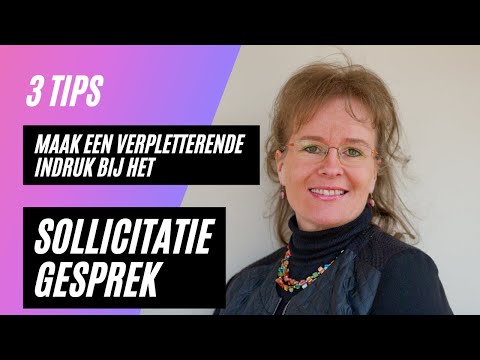 Een verpletterende indruk maken bij het sollicitatiegesprek, 3 tips!
