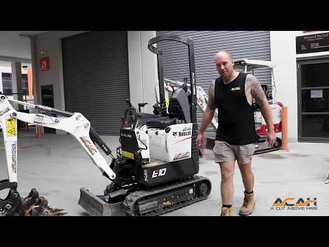 A Cut Above Hire - Bobcat E10 Excavator