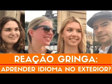 REAÇÃO GRINGA FALANDO VÁRIOS IDIOMAS: PARIS (Gabriel Poliglota)