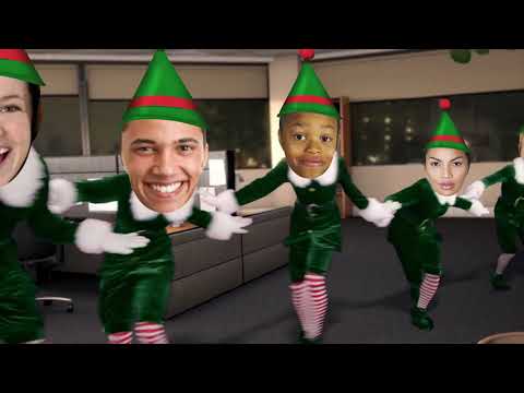 It's an office party like no other! {Official ElfYourself Office Party Dance}