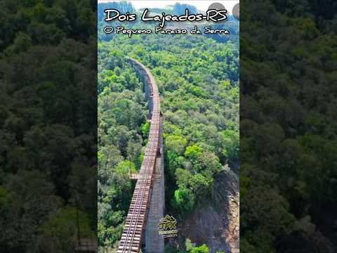 DOIS LAJEADOS-RS na Serra Gaúcha #serragaucha #doislajeados #riodasantas #viadutomulapreta #shorts