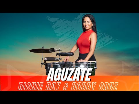 AGUZATE - RICHIE RAY & BOBBY CRUZ - Timbales Cover by Elisabeth Timbal