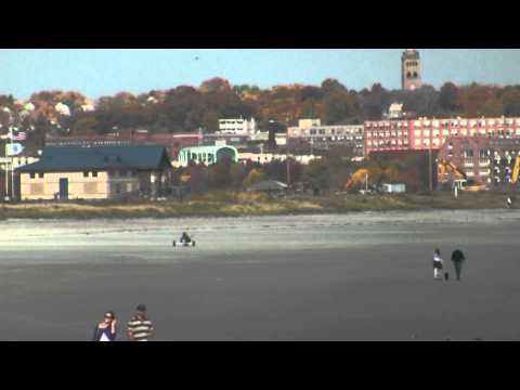 Surf et voiture à voile à Lynn (Massachusetts - USA).mp4