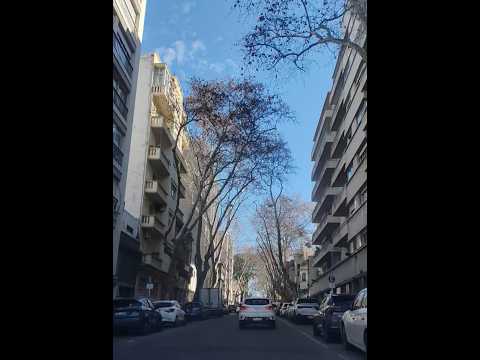 Recorriendo la calle Canelones, Montevideo, Uruguay.
