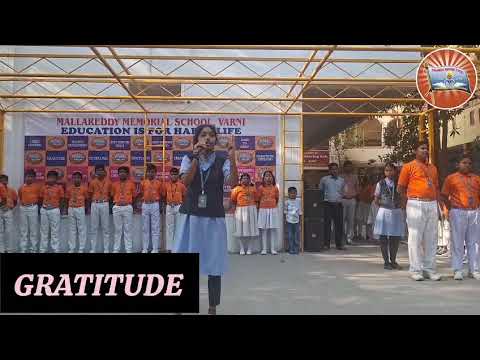 Gratitude (An assembly speech)