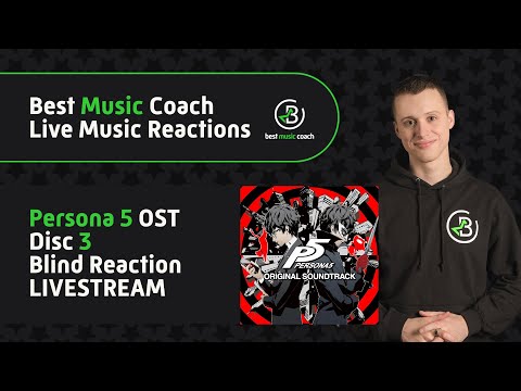 Persona 5 OST: Disc 3 LIVE | Guitar Coach Reacts to Persona 5 Video Game Original Sound Track