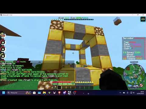 Humble Pixelmon, Como claimar terreno em 3d