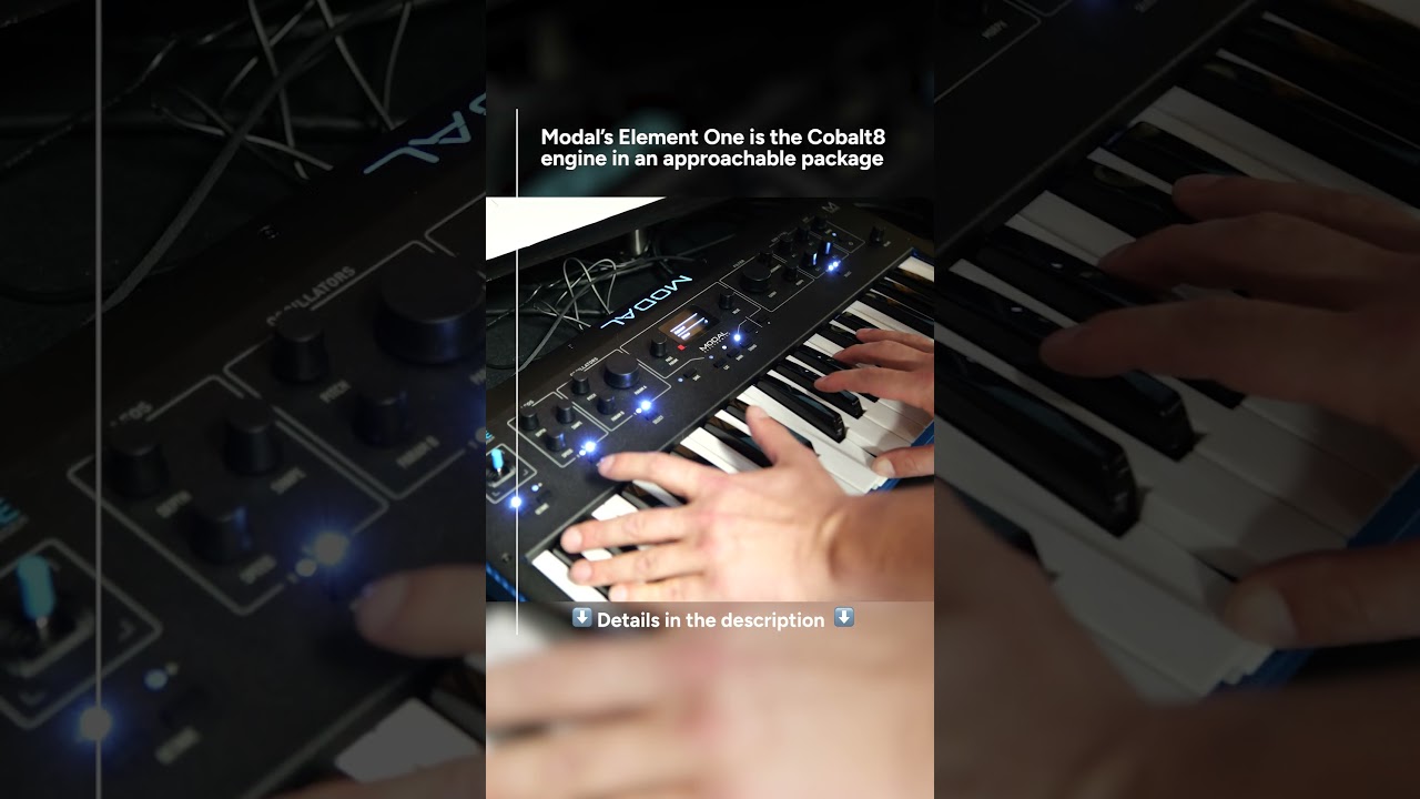 Modal Element One: a sophisticated synth 'repackaged' in an accessible keyboard &ndash; Sound demo - YouTube