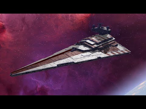 Tector Star Destroyer vs Centurion Battlecruiser - Star Wars: Empire At War Remake NPC Battle