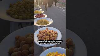 Download lagu Longest fruit counter for Zayareen walking from Najaf to Karbala #maula #majlis #matam #alam #najaf mp3 Download lagu Longest fruit counter for Zayareen walking from Najaf to Karbala #maula #majlis #matam #alam #najaf mp3