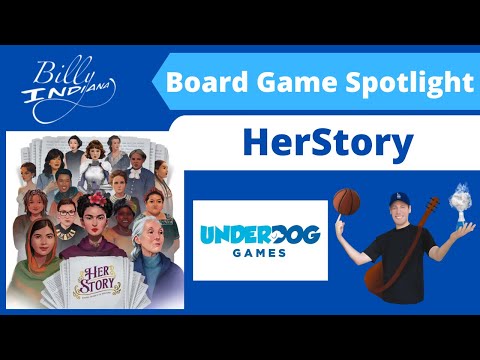 HerStory Board Game Spotlight Review (a short Overview and Review of the latest from Underdog Games)