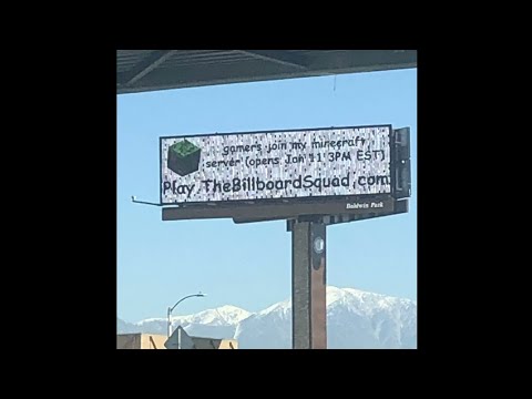 a6d - I made a Minecraft server and advertised it on Billboards
