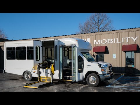 Walk-around tour of 2011 Ford E-450 Starcraft Bus 12+2 Wheelchair Accessible Bus (Stock# BDB12356)