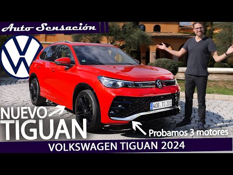 Prueba Volkswagen Tiguan 2024 ➡️ ¿TODAVÍA el MEJOR?  Probamos 3 motores : TDI, TSI y Phev.