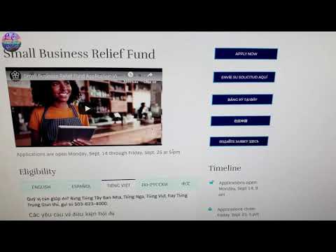 , title : 'Xin Tiền Cứu Trợ Doanh Nghiệp Nhỏ tại PDX - Small Business Relief Fund grant - Hướng Dẫn Chi Tiết'