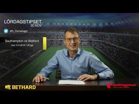 Speltips: Tottenham - Bournemouth & Southampton - Watford 30/11